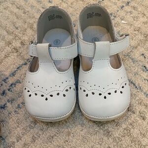 Elegant White Kids Dress Shoes